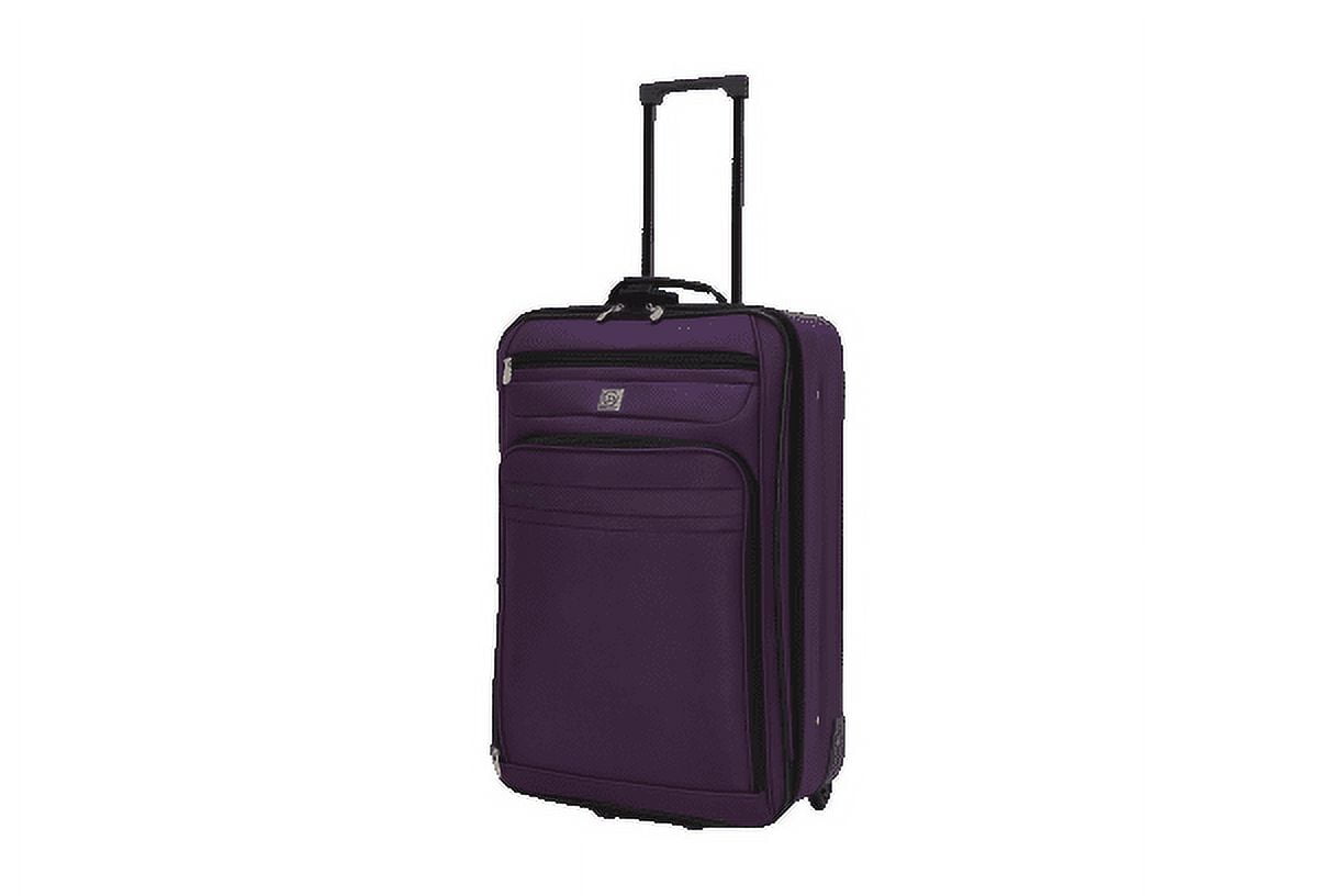 Protege 3 Piece Soft Side Luggage Travel Set including Suitcase, Duffel Bag, and Tote - Purple (Walmart Exclusive)