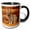 Black/White, variant on 3drose, Tanzania, Ngorongoro Conservation, Civet Wildlife-af45 Rbe0377 - Ralph H. Bendjebar, 11oz Two-tone Black Mug