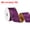 Deep Purple 2.5", variant on Uxcell 4" x 10 Yards Velvet Wired Gold Crushed Ribbon for Bow Decor Deep Purple