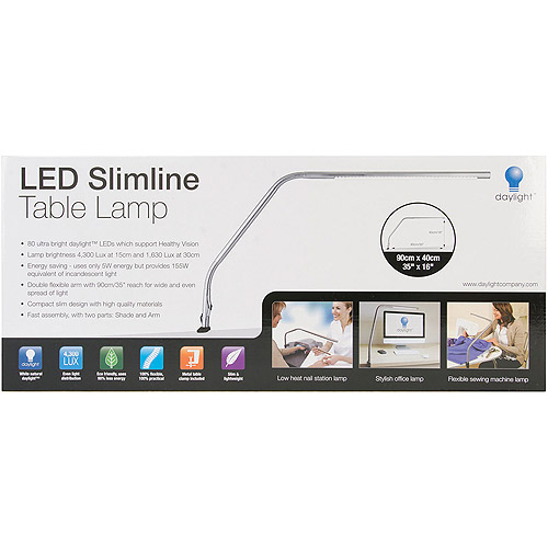 slimline 3 led table lamp