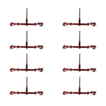 (8 Pack) Ratchet Binder 3/8"-1/2" fits 38 & 12 Chain G70 Flatbed Binders 9200 WLL