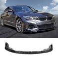 thumbnail image 2 of Ikon Motorsports Compatible with 19-22 BMW 3 Series G20 M Sport M340i ikon Style Front Bumper Lip Carbon Fiber Print, 2 of 8