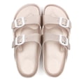 thumbnail image 4 of LAVRA Women Plaform EVA Slides Sandals | Adjustable Double Buckle Flatform Shoes | Rubber Beach Sandals | Casual Footbed waterproof Flat Sandals Women, 4 of 5