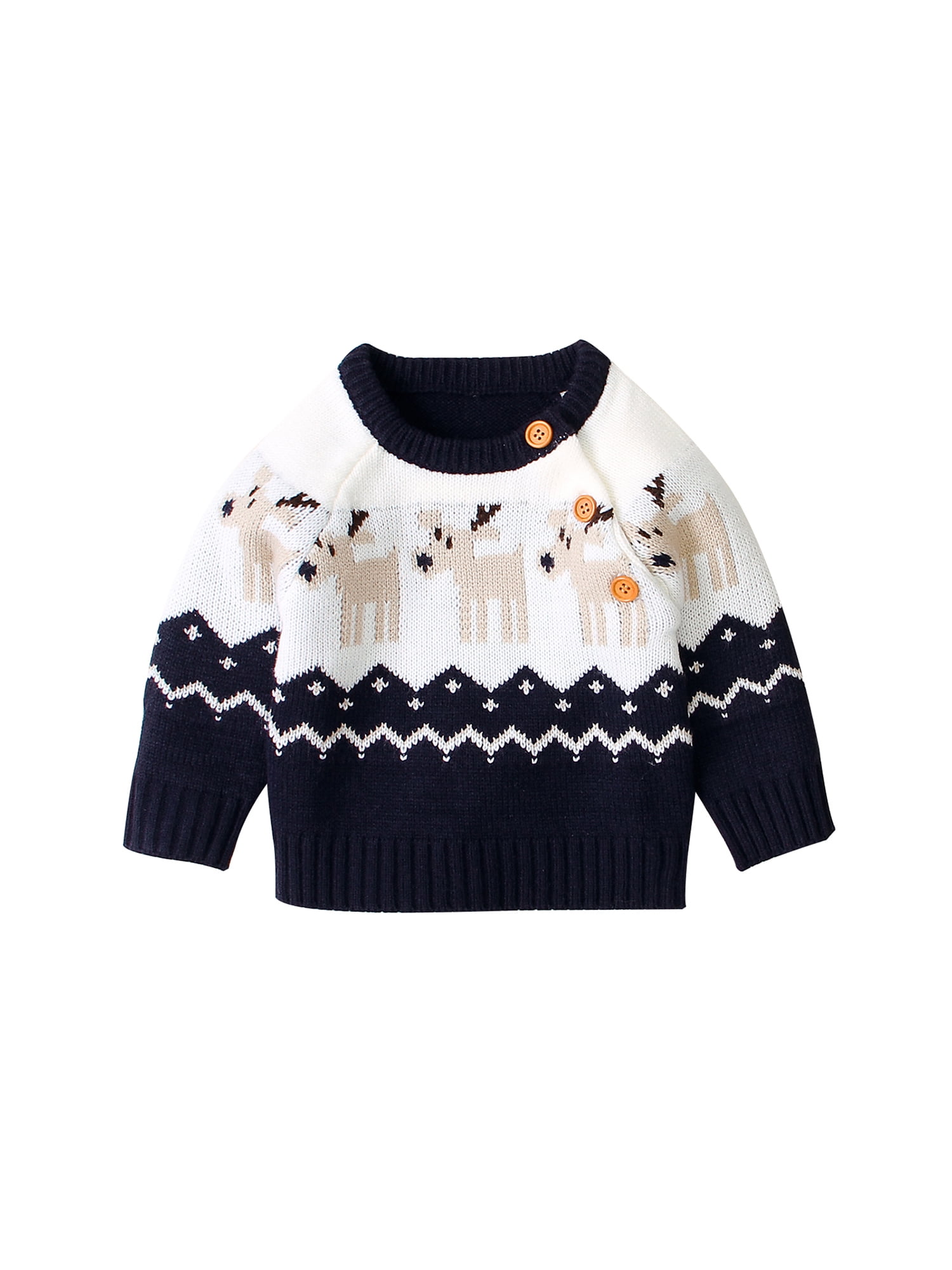 Long Sleeve Sweater for kids baby girls boy winter warm Christmas Jumper Sweater 