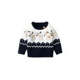 thumbnail image 3 of Christmas Newborn Infant Baby Boy Girl Knitted Sweaters 3M 6M 12M 18M Autumn Winter Warm Long Sleeve Deer Top Xmas Baby Clothing, 3 of 5