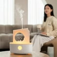 thumbnail image 2 of Rain Clouds Aroma Diffuser Raindrop Air Humidifier Humidificador de Aroma Night Light Desktop Ultrasonic Sprayer US Plug, 2 of 5
