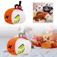 thumbnail image 2 of Pelueca de Halloween con calabaza y murciélagos de dibujos animados, muñeco de peluche para niños, idea única para fiestas, muñeco de Halloween de edición limitada, 2 of 7