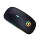 thumbnail image 1 of Matsuzay Ratón óptico inalámbrico de 2,4 GHz, recargable por USB, ajustable, silencioso, RGB, inalámbrico, con retroiluminación, accesorios Electrónica Negro, 1 of 6
