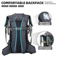 thumbnail image 4 of TFixol Sac à Dos de Randonnée Léger 60 L avec Housse de Pluie, Sac de Camping Extérieur Extensible, Maille Respirante et Sangles en S, Polyester Imperméable Durable, Conception à Compartiments Multiples pour Voyage &, 4 of 6