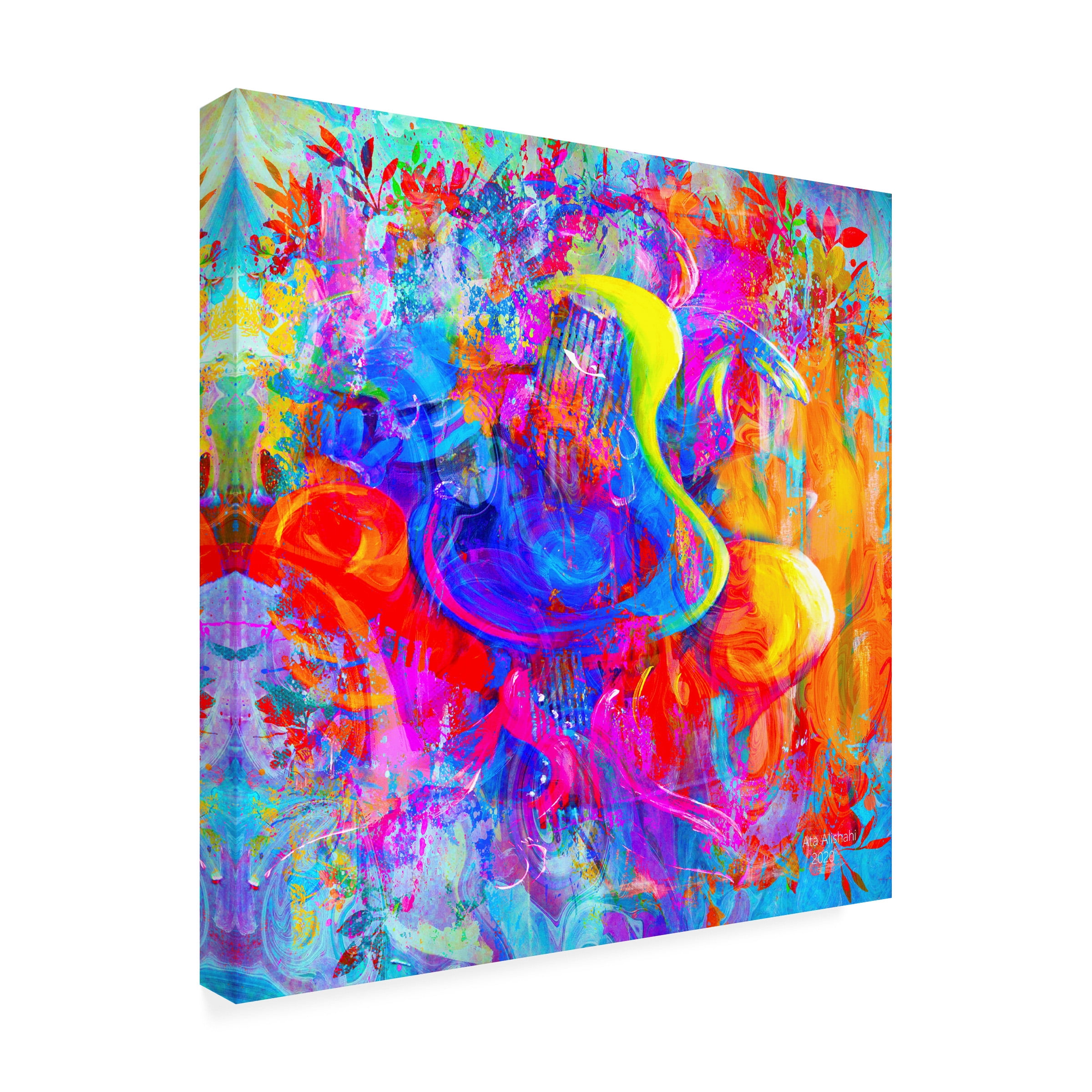 Ata Alishahi 'Emotion Explosion 20' Canvas Art