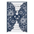 thumbnail image 3 of 10pcs Pearl Paper Floral Invitation Cards Invitation Holders for Wedding, 3 of 8