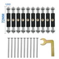 thumbnail image 4 of serony Cassette Screws Support Rod Kit Rust Resistant Repair Device for Wall Switch 118 Metal Type, 4 of 9