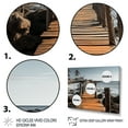 thumbnail image 3 of Designart "Dominican Deserted Simplicity Pier II" Nautical & Beach Floater Framed Wall Art Print, 3 of 7