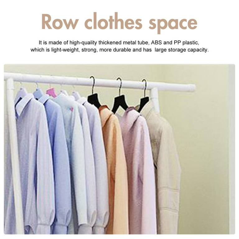 Clothing Garment Rack Stainless Steel Rolling Garment Rack Triangle Coat Rack 2 Tier Clothes Rack Clothing Rack to Hang Clothes Good for Home