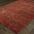 thumbnail image 4 of Oriental Weavers Atlas Area Rug - 8048K - 8'6" x 11'7" - in Red/ Rust - Soft Modern Style Area Rug, Stain Resistant, Family and Pet Friendly , Dining, Living Room Rug, 4 of 4
