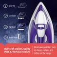 thumbnail image 2 of Black+Decker ICL500 Fer à Repasser Sans Fil Light ‘N Go, Violet, Grand Réservoir d'Eau, 2 of 4
