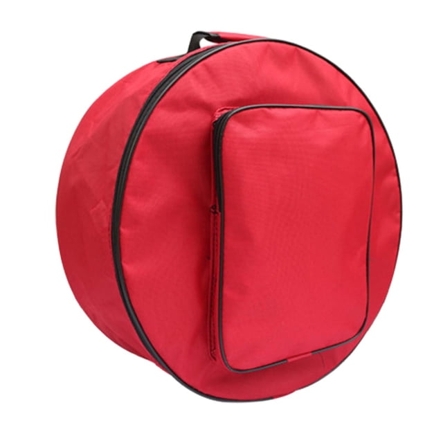 Bolsa para tambor, mochila para bombo, impermeable con asa, bolsa de transporte, estuche para guantes, accesorios de rendimiento, piezas de percusión Rojo Baoblaze Caja de almacenamiento de tambor