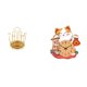 thumbnail image 1 of Soporte giratorio para secar tazas, organizador de tazas con soporte metálico giratorio de 360 ​​grados y reloj de pared con diseño de gato, silencios, 1 of 8