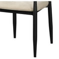 thumbnail image 3 of Bowery Hill Modern Wood Side Chairs in Beige and Black (Set of 2), 3 of 9