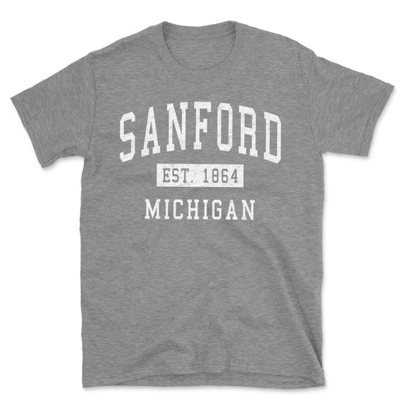 Sanford Michigan Classic Established Men's Cotton T-Shirt