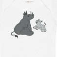 thumbnail image 4 of Inktastic Cute Rhinos Boys or Girls Baby Bodysuit, 4 of 5