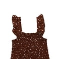 thumbnail image 5 of Musuos Little Girl’s Summer Chiffon Suspender Jumpsuit 1-6Years Fresh Polka Dot Ruffles Boat Neck One Piece Long Pants, 5 of 7