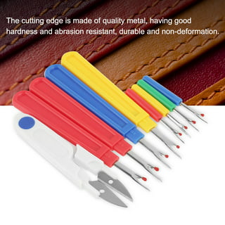 Seam Ripper Thread Cutter Tool Blue Non-slip Handle Label Paper Trimmer  Sewing Tool Cross Stitch Embroidery Tool Silicone Handle Unpicker Quick  Sewing Thread Cutter Diy Craft Tool