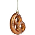 thumbnail image 4 of Northlight Salted Soft Pretzel Glass Christmas Ornament - 4.5", 4 of 7