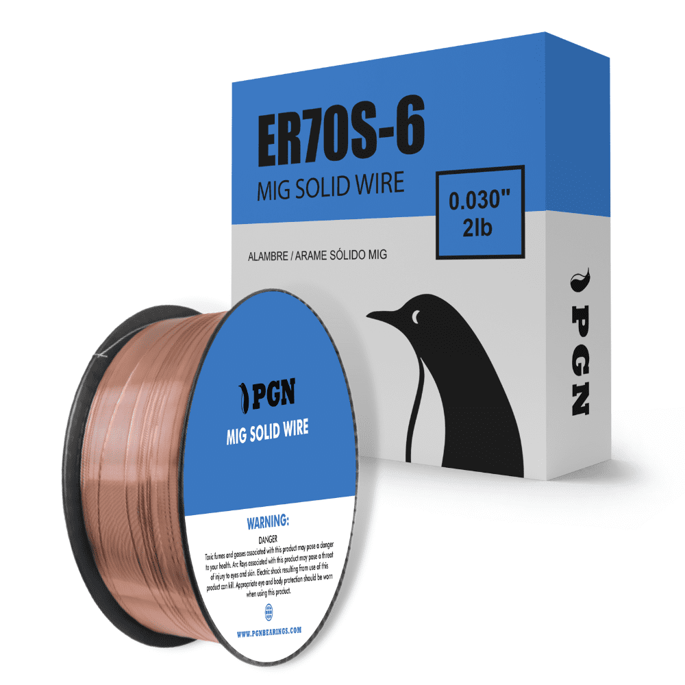 PGN Solid MIG Welding Wire ER70S6 0.030 Inch 2 Pound Spool