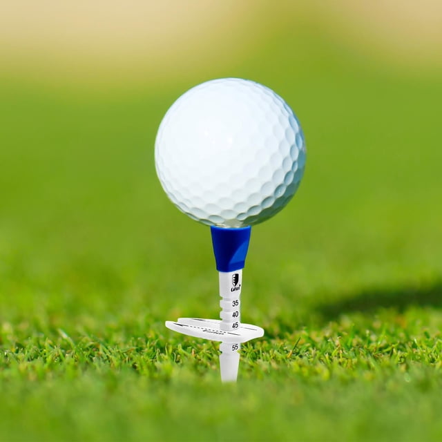Marcador de pelota de golf shamjiam ajustable Soporte de golf azul