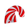 thumbnail image 2 of Sombrero de bastón de caramelo navideño, tocado para fiesta, sombrero de copa para familia, amigos, festival en casa Rojo Blanco, 2 of 9