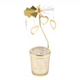 thumbnail image 4 of AMERTEER Auto Rotating Tea Light Votive Candle Holder Home Decoration -Star, 4 of 8