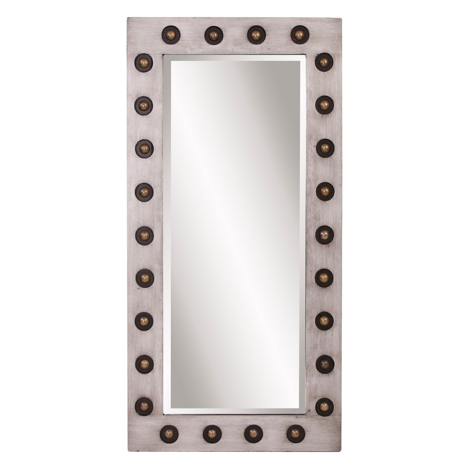 Howard Elliott Jax Industrial Wall Mirror 24w X 48h In Walmart Com Walmart Com