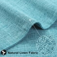thumbnail image 2 of decorUhome Placemats Set of 4 - Cotton Linen Blend Washable Heat Resistant Dining Table Mats, Light Blue, 13" x 19", 2 of 8