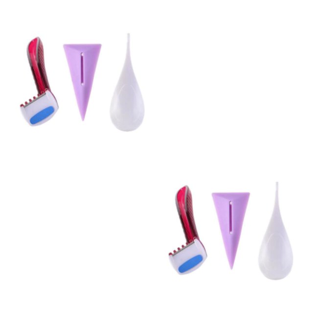 Maytalsory Shaver Shaping Tool for and Pubic Skin Hair Triangle 2Set