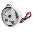 thumbnail image 1 of 3 in 1 Electrical Tachometer Oil Pressure Water Temp Gauge for RV Yacht. 7 Colors Backlit, 1 of 7