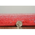 thumbnail image 3 of Ombre Red Area Rug 8x10 Modern Machine Made Colorful Design Living Room Decor, 3 of 6