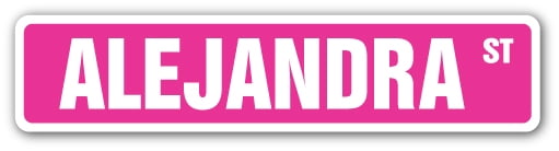 AMELIA Street Sign Childrens Name Room Decal Indoor//Outdoor