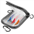 thumbnail image 2 of Transparente para Señuelos de Pesca, de Tela para Caña y Anzuelo, Color Gris., 2 of 5