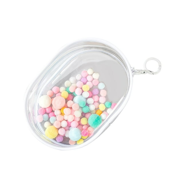 Bolsa de exhibición de muñecas transparente Estuche de exhibición de figuras Cierre de cremallera, Estuche de cremallera transparente Bolsa de , Bolsa con llavero