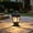 A, variant on Soovim Vintage Solar Post Light Outdoor, 48LED Waterproof Aluminium Pillar Lamp, Antique Fence Gate Deck Light for Garden Patio