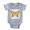 Heather Grey, variant on CafePress - Fantasy Butterfly 5 - Cute Infant Baby Football Bodysuit