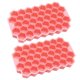 thumbnail image 1 of 2 bandejas para hielo, molde para hielo de silicona con tapa selladora y molde para hielo hexagonal seguro., 1 of 5