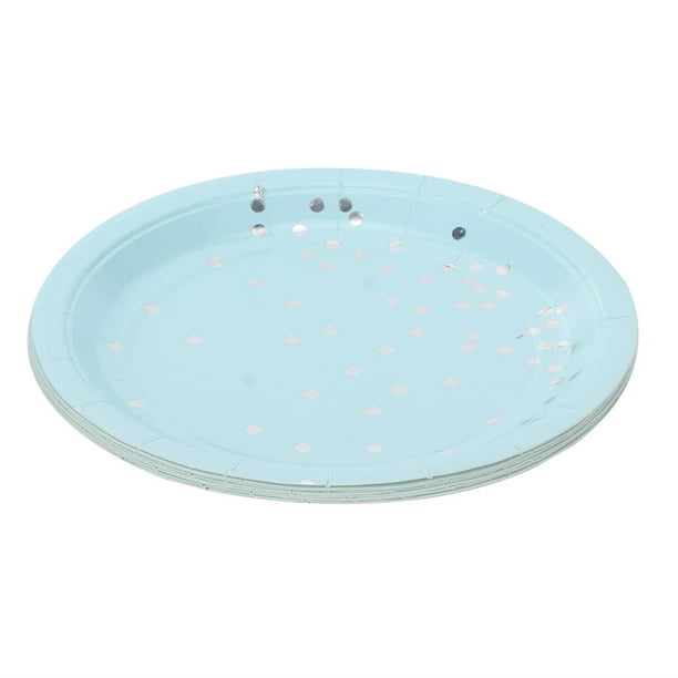 Plato Desechable 8 Platos Desechables Para Tartas Papel Ligero De 18 Cm 7 0 Pulgadas Para Fiestas Cumpleanos ANGGREK Otros Walmart en linea