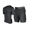 thumbnail image 3 of Uniformes de armadura de portero profesional, camisetas de portero de fútbol, uniformes deportivos de portero con codo de esponja EVA gruesa, 3 of 5