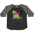 thumbnail image 3 of Inktastic 2nd Birthday Girl Dragon Girls Toddler T-Shirt, 3 of 5