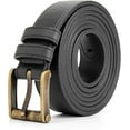 thumbnail image 2 of Big & Tall Belt for Mens 56"-80" Genuine Leather Belt Reinforced Strap Extra Long Belts for Casual Work Jean, 2 of 7