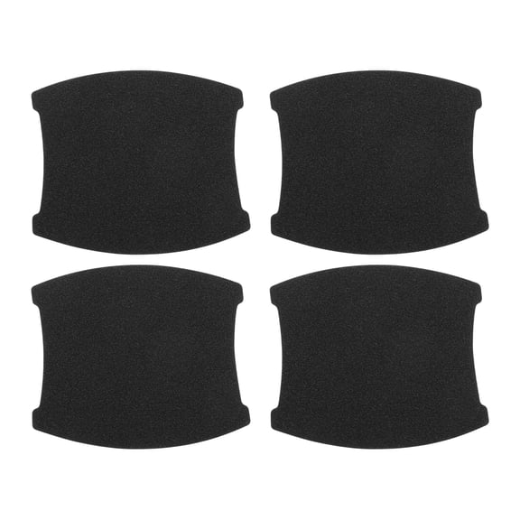 Unique Bargains Car Door Handle Scratch Protector, 90x100mm Car Door Handle Protective Film Matte Black, 4 Pcs