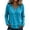 Cyan_#X001, variant on Women's V Neck Long Sleeve Blouse Fringe Frayed Shirts Loose Fit Faux Cotton Linen Boho Shirt Casual Western Vacation Pullover Tops,Yellow XL