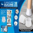 thumbnail image 4 of Total Vision Furniture Silicone Protection Covers 12 Piece Set Anti-Skid Total Vision VT-06758, 4 of 4